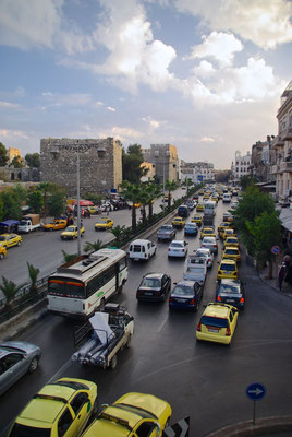 Verkehrschaos Damaskus