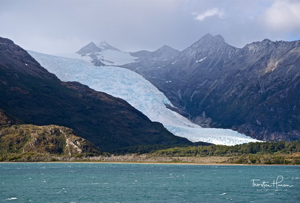 Ein Gletscher nach dem anderen, benannt nach der alten Heimat der Auswanderer vor über hundert Jahren