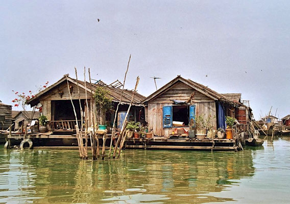 Ausflug über den Tonle Sap nach Kompong Plug