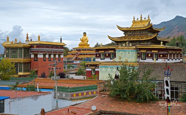 Wutong Kloster, eines der berühmtesten tibetischen Klöstern in China