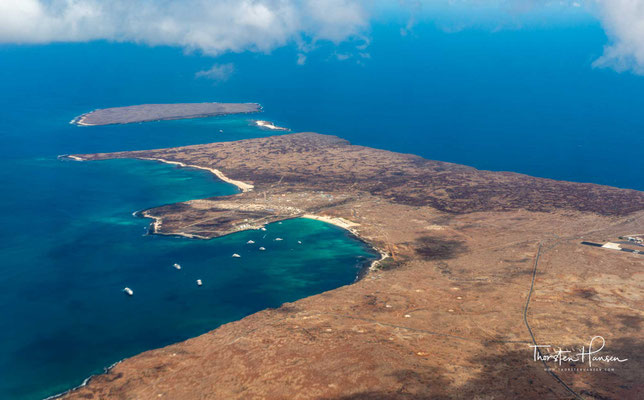 Er ist der Flughafen für die Insel Baltra