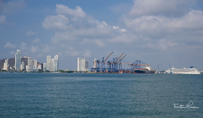 Abschied von Cartagena in Kolumbien