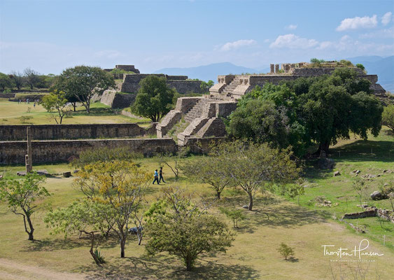 Monte Albán (span. weißer Berg) war die Hauptstadt der Zapoteken