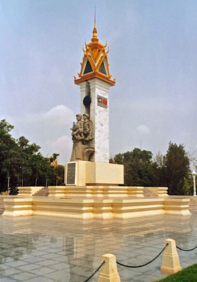 Das kambodschanisch-vietnamesische Freundschaftsdenkmal in Phnom Penh