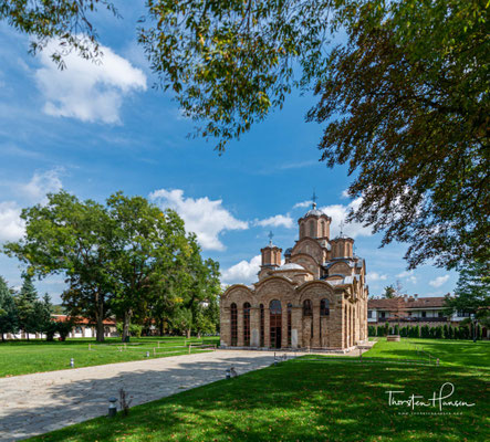 Die Kreuzkuppelkirche mit fünf Kuppeln ist ein herausragendes sakrales Bauwerk der Palaiologischen Renaissance und gleichfalls eines der bekanntesten Bauwerke der byzantinischen Kunst.