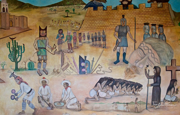Wandermalerei in El Fuerte 