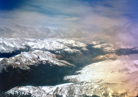Flug nach Patagonien