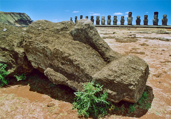 Moai am Ahu Tongariki