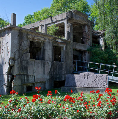Überreste der Kaserne auf der Westerplatte 
