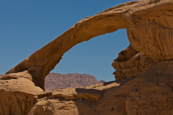 Wüstenlandschaft im Wadi Rum