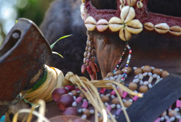 Eröffnungszeremonie des Haus Tambaran im Dorf  Wombun am Sepik