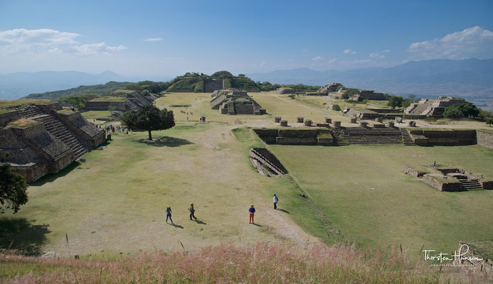 Monte Albán (span. weißer Berg) war die Hauptstadt der Zapoteken