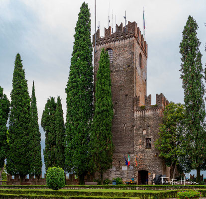 Blick vom Kastell auf die Stadt Conegliano