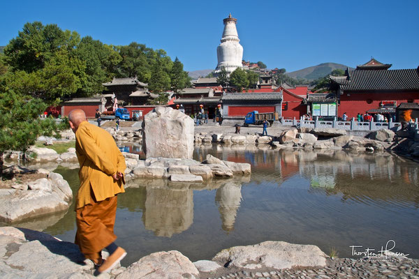 Nanshan Si Tempel - Wutai Shan „Fünf-Terrassen-Berg“ einer der heiligen Berge des Buddhismus