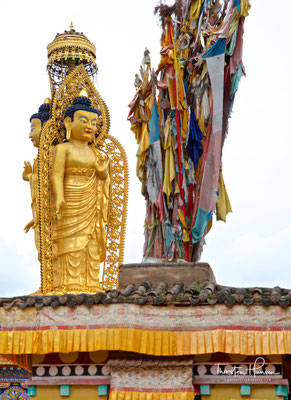 Wutong Kloster, eines der berühmtesten tibetischen Klöstern in China