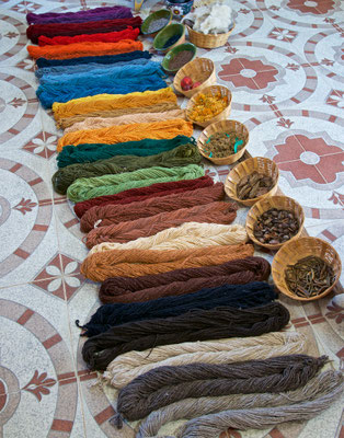 Teppichproduktion in Oaxaca