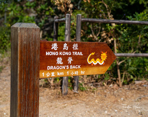 Wandern auf dem spektakulären Dragon´s Back in Hong Kong