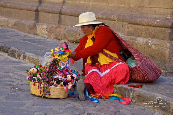 Verkäuferin in San Miguel de Allende