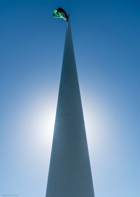 Flaggenmast in Duschanbe