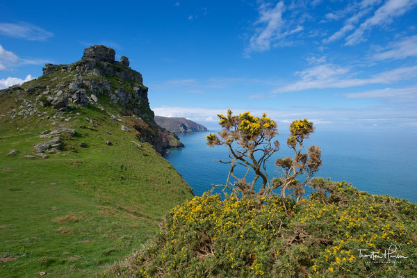 Wanderung auf dem S.W. Path bei Lynton