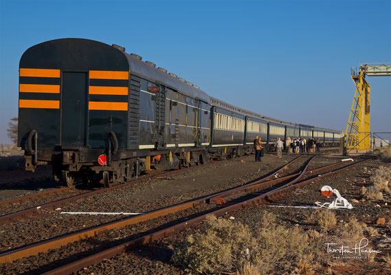 Mit dem African Explorer / Shongololo Train in Aus