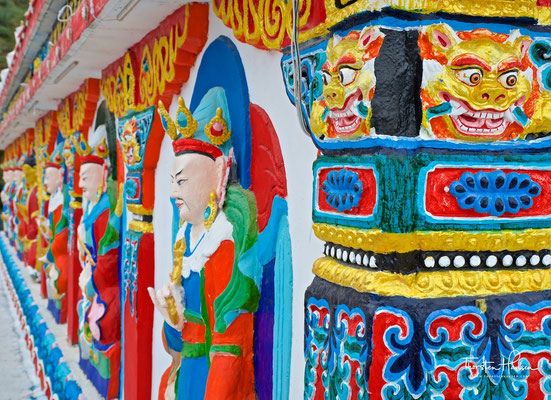 Wutong Kloster, eines der berühmtesten tibetischen Klöstern in China