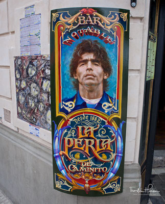 Diego Maradonna in La Boca