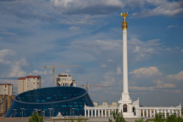 Das Denkmal Eli kasachischen Astana-Stadt