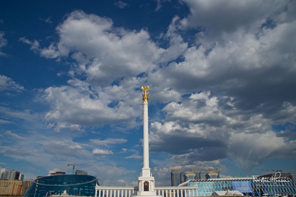 Das Denkmal Eli kasachischen Astana-Stadt