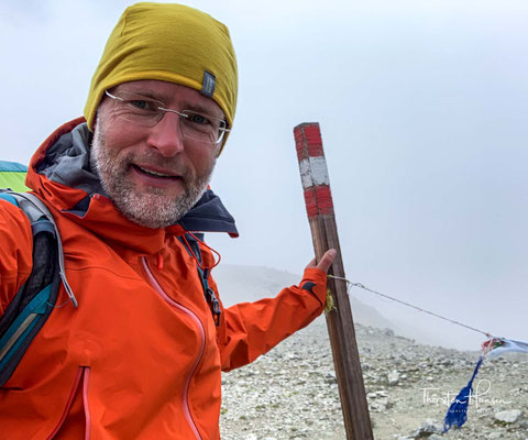 Der höchste Punkt der Alpenüberquerung auf dem Traumpfad München-Venedig 