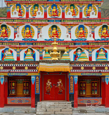 Wutong Kloster, eines der berühmtesten tibetischen Klöstern in China