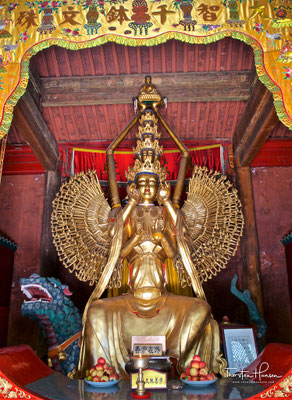 Nanshan Si Tempel - Wutai Shan „Fünf-Terrassen-Berg“ einer der heiligen Berge des Buddhismus