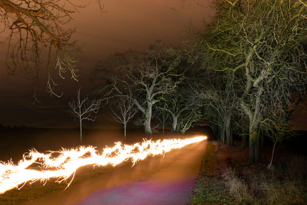 Lightpainting - Zurück in die Zukunft