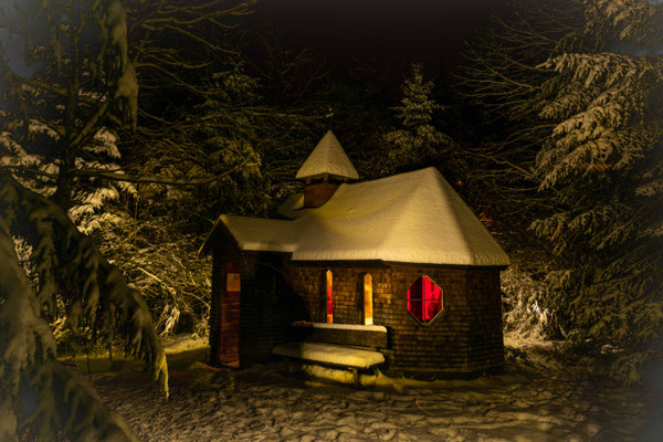 Lightpainting - Waldkapelle Durach