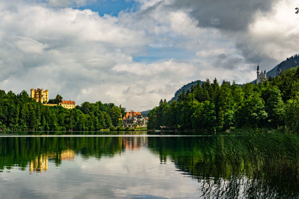 Königsschlösser Füssen mit Lightroom bearbeitet