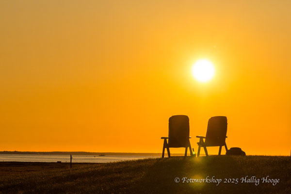 Hallig Hooge, Sonnenuntergang