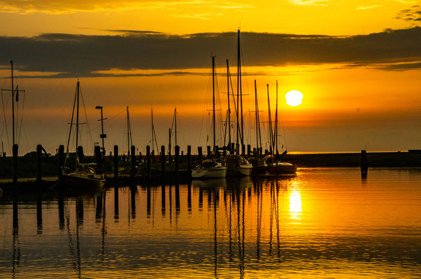 Sonnenuntergang Nordsee - Hallig Hooge