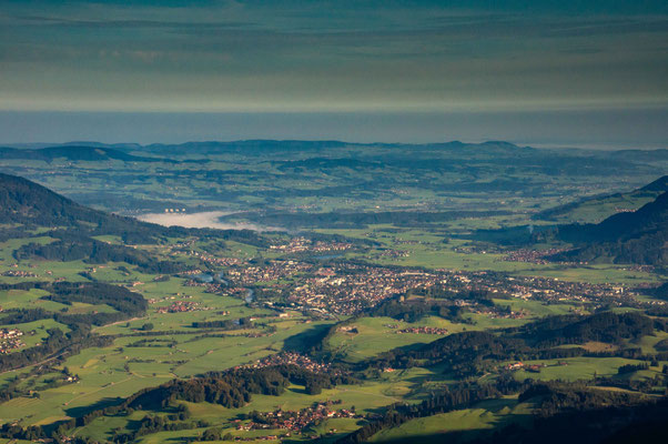 Oberallgäu - Sonthofen und Immenstadt im Nebel