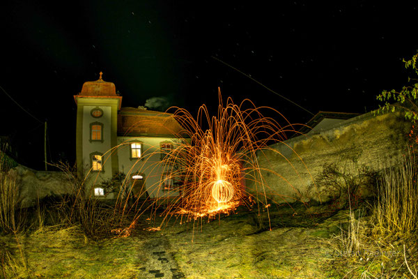 Lightpainting - BRK Rettungswache Obergünzburg