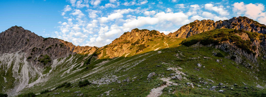 Bergpanorama in Lightroom bearbeitet