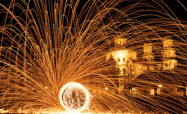 Lightpainting - Feuersturm in Kempten