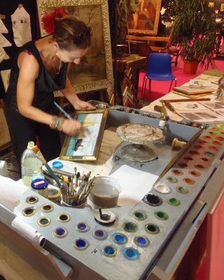 Animation découverte / A travers l'atelier mobile, nous organisons des journées sur site , petite histoire théorique , sécurité, recyclage et mise en pratique en fonction du sujet choisi!e,