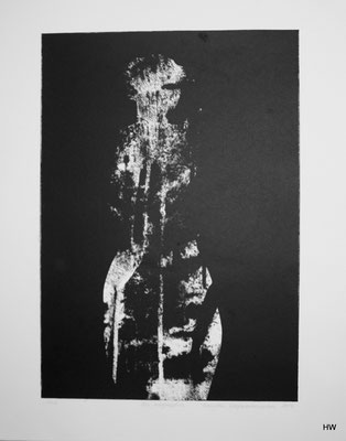 Henryka Wojciechowska, Nude 5, 2014, 17x22 in, 43x56 cm, algraphy, paper