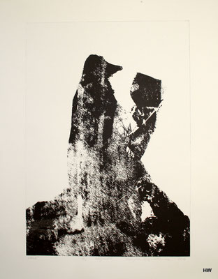 Henryka Wojciechowska, Nude 3, 2014, 17x22 in, 43x56 cm, algraphy, paper
