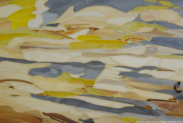 Ciel d'après Etude de ciel par Eugène Boudin - 2010 - 56 x 37 cm - Détail - Sylvie Foisel-Guigues