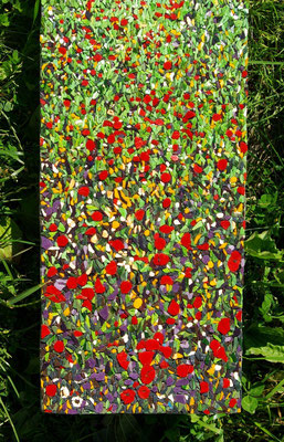 Une Rivière de fleurs d'après Gustav Klimt - Détail - 2013 - Sylvie Foisel-Guigues