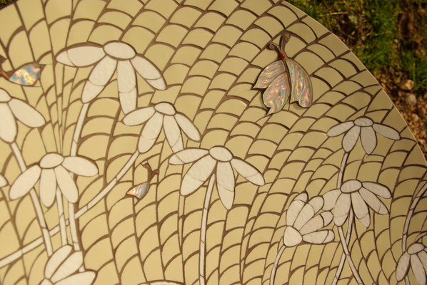 Vent de fleurs - Détail - 2012 - Diamètre: 45 cm - Sylvie Foisel-Guigues