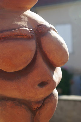 Vénus de Willendorf - Détail - Décembre 2011 - Sylvie Foisel-Guigues