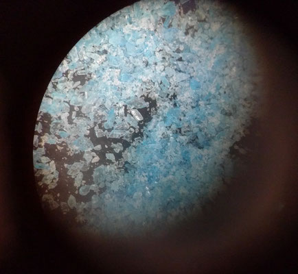Kristalle im Mikroskop