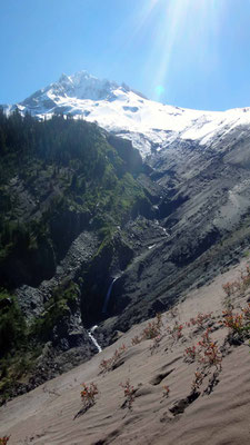 les vallées descendant du Mt Hood